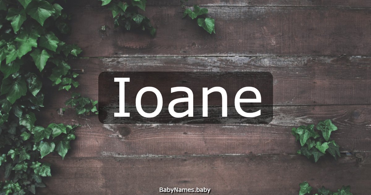 Ioane