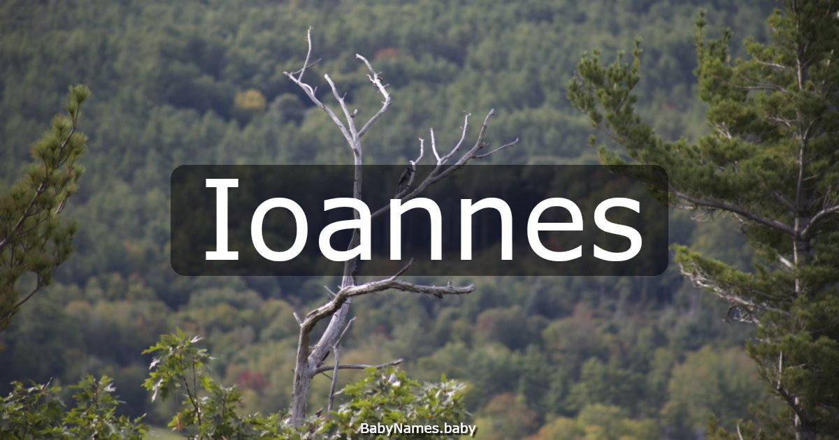 Ioannes