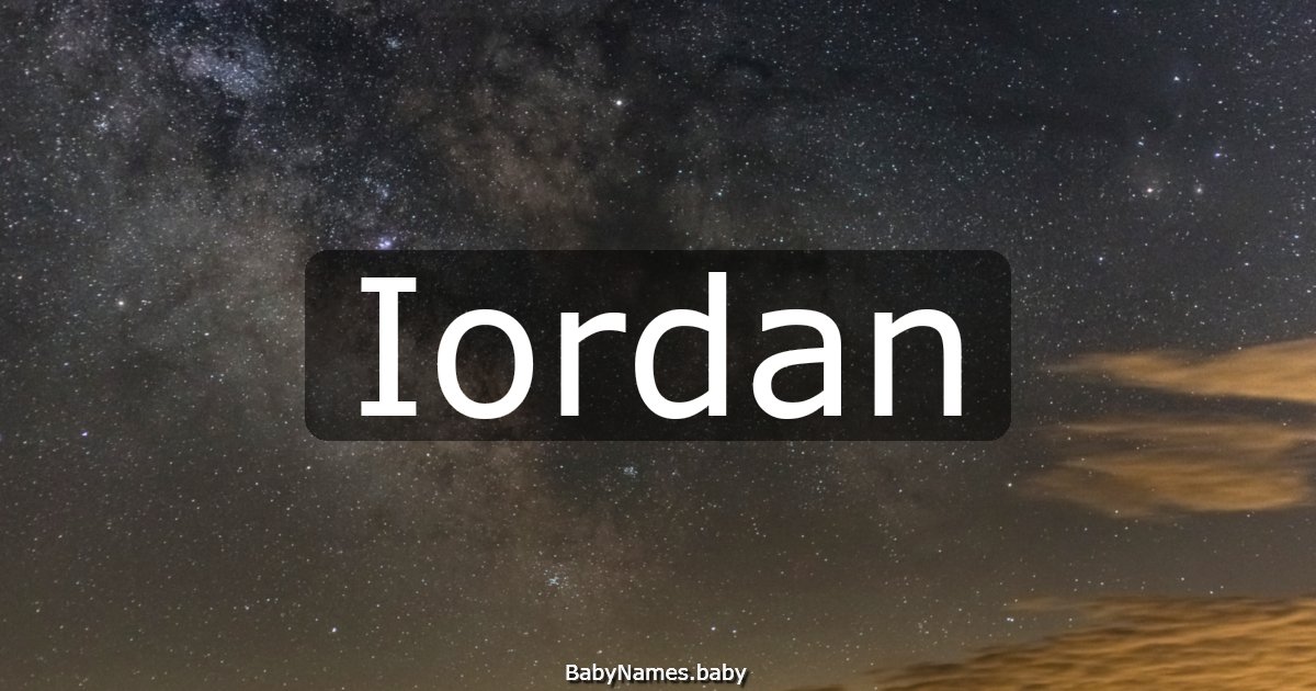 Iordan