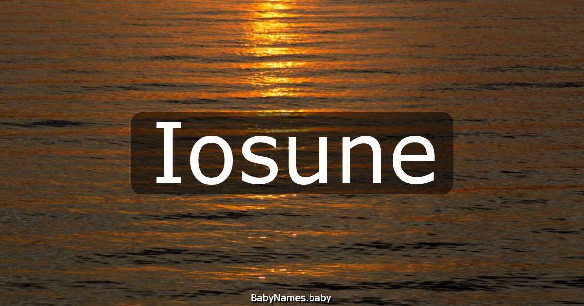 Iosune