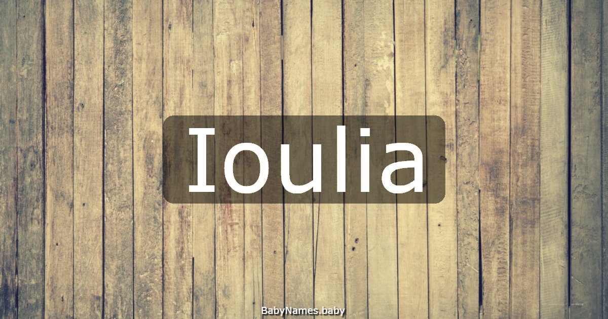 Ioulia