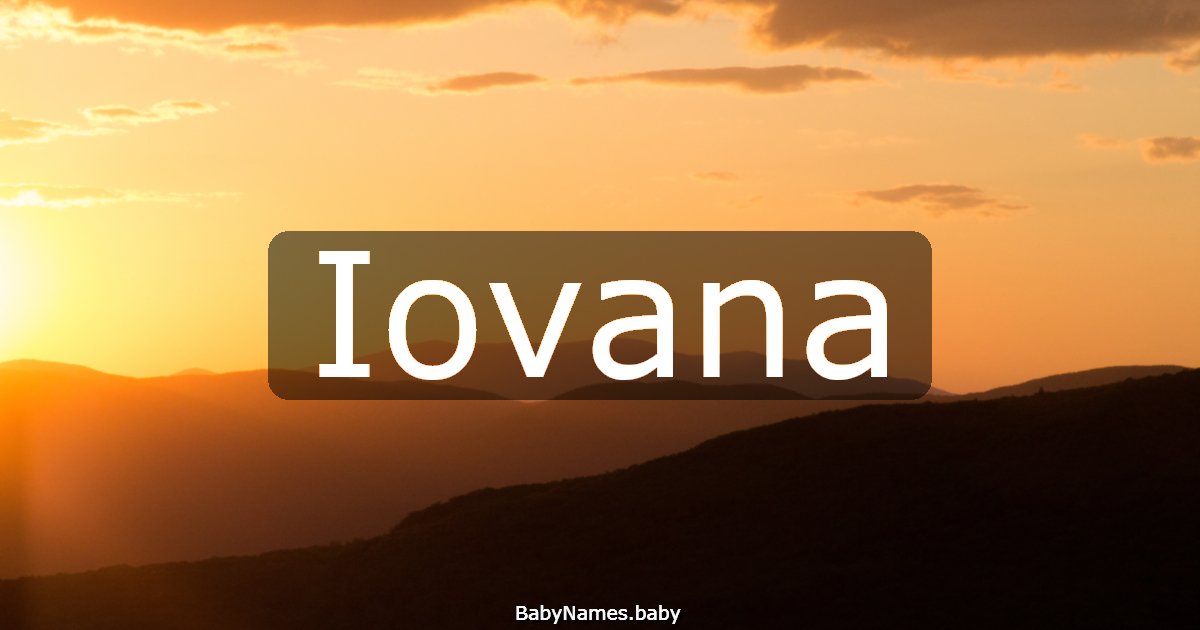 Iovana