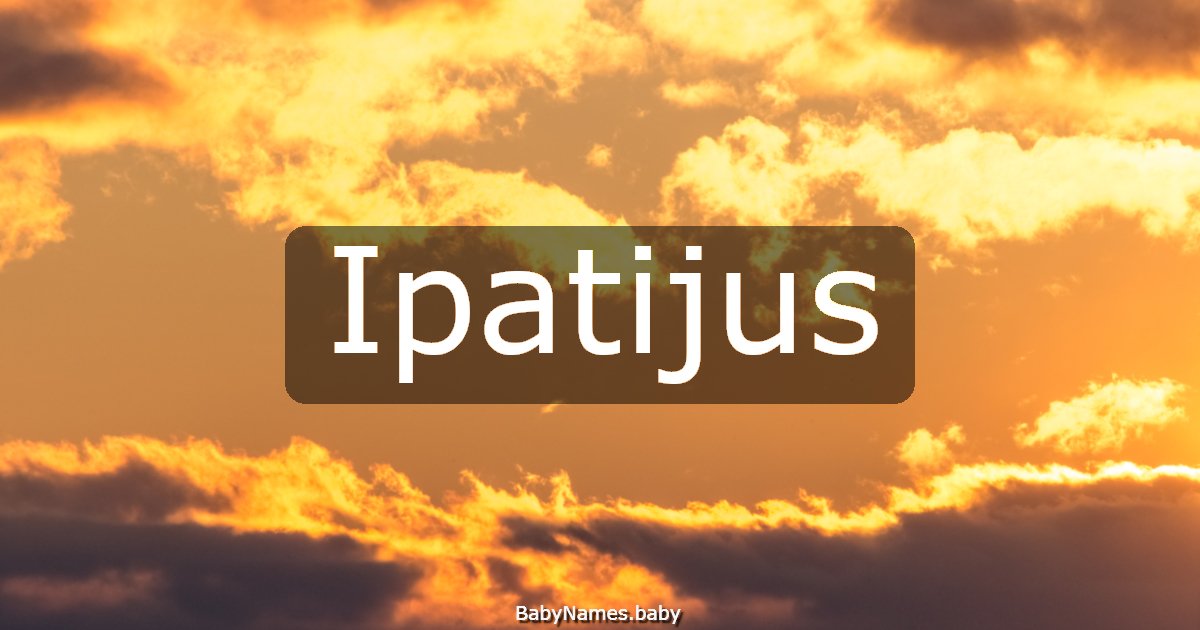 Ipatijus