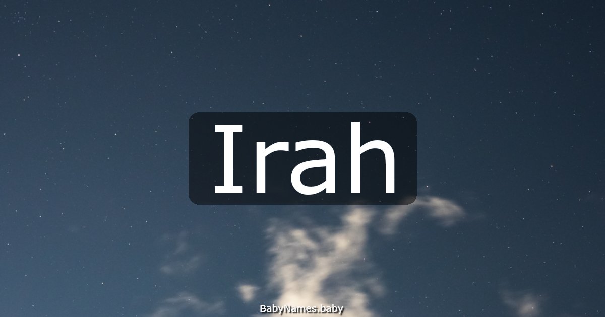 Irah