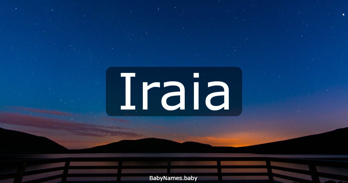 Iraia