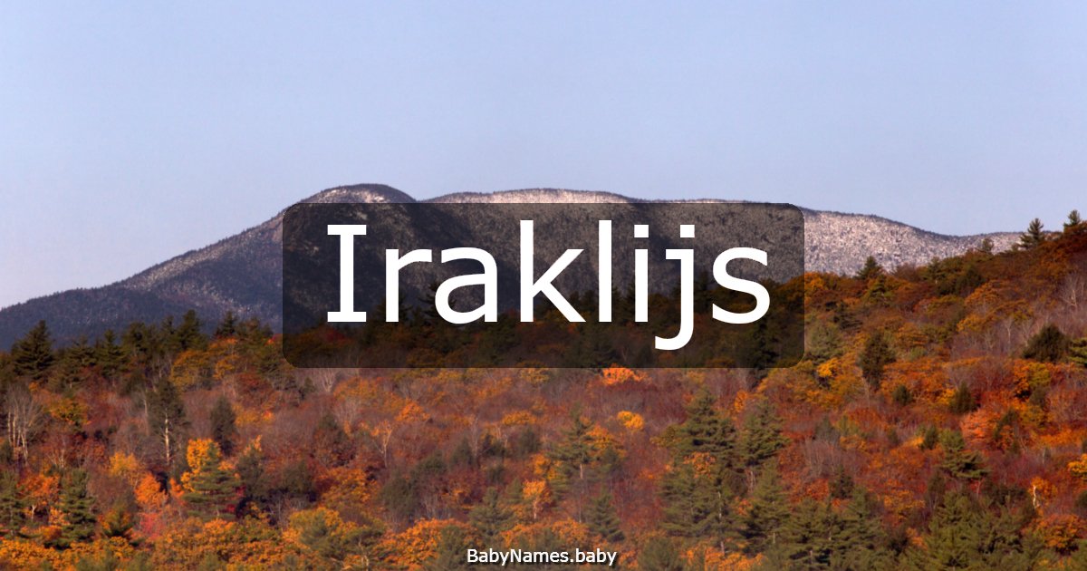 Iraklijs