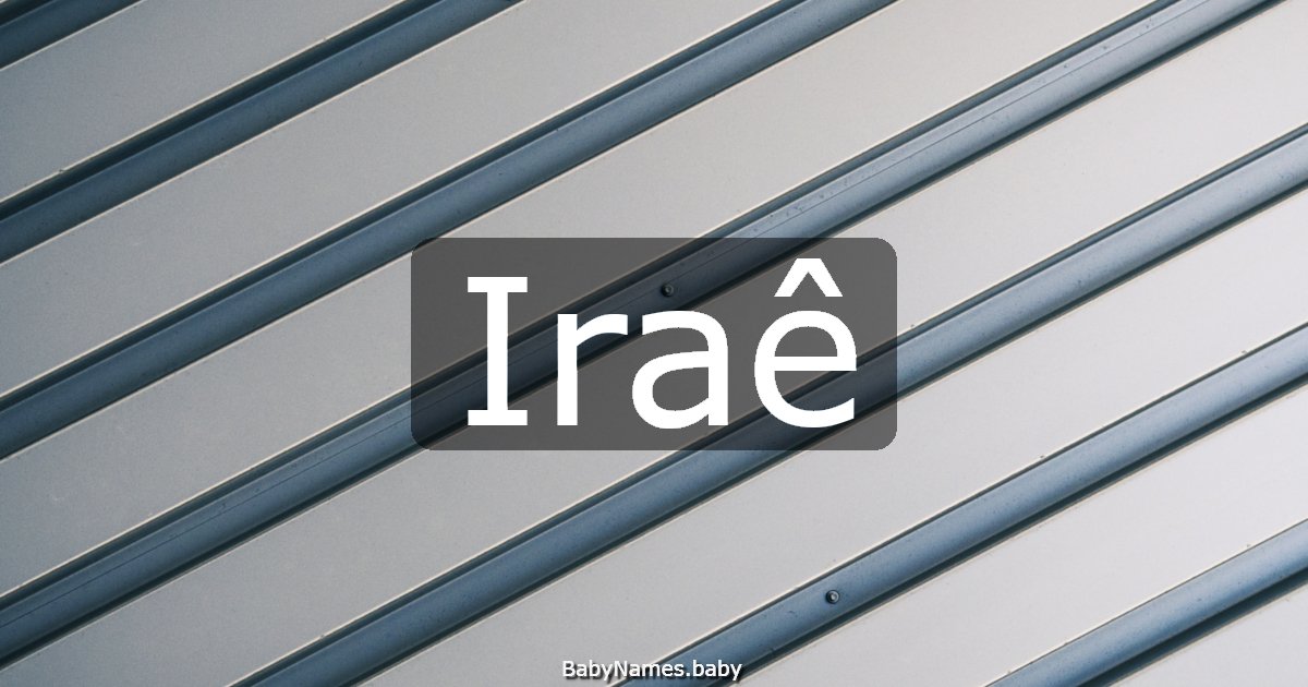 Iraê