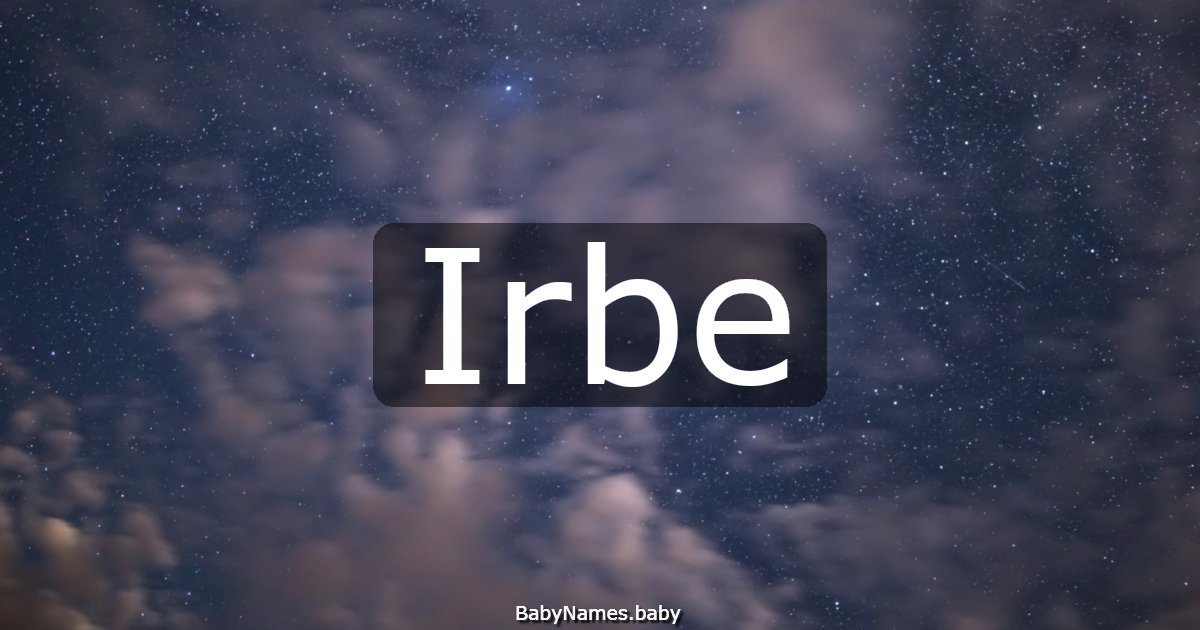 Irbe