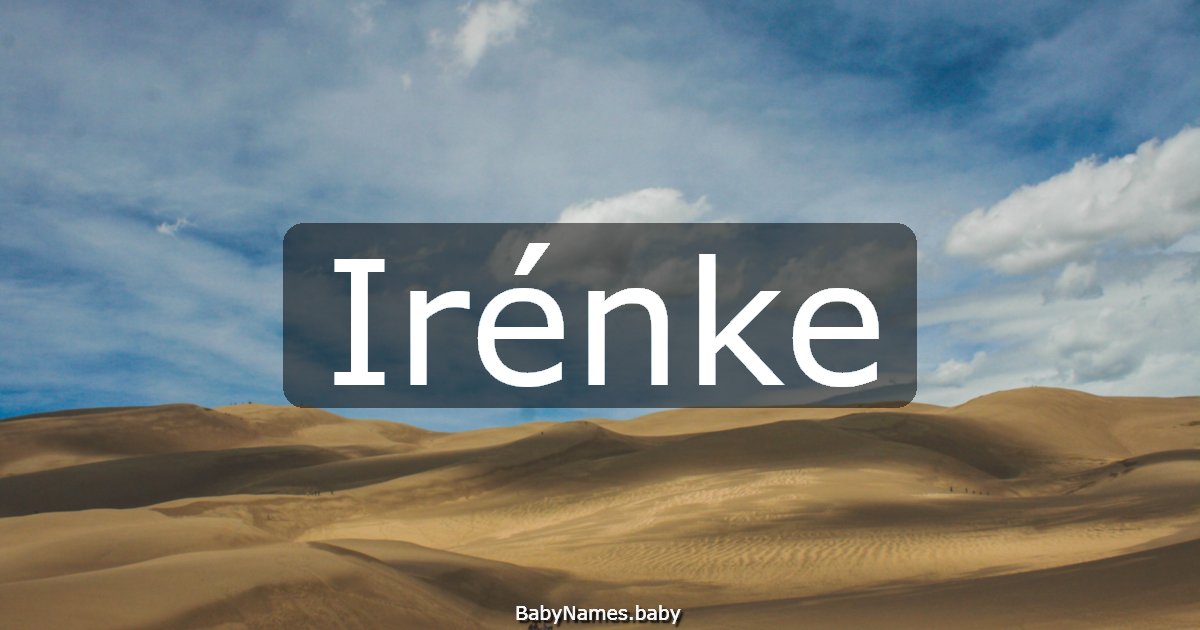 Irénke