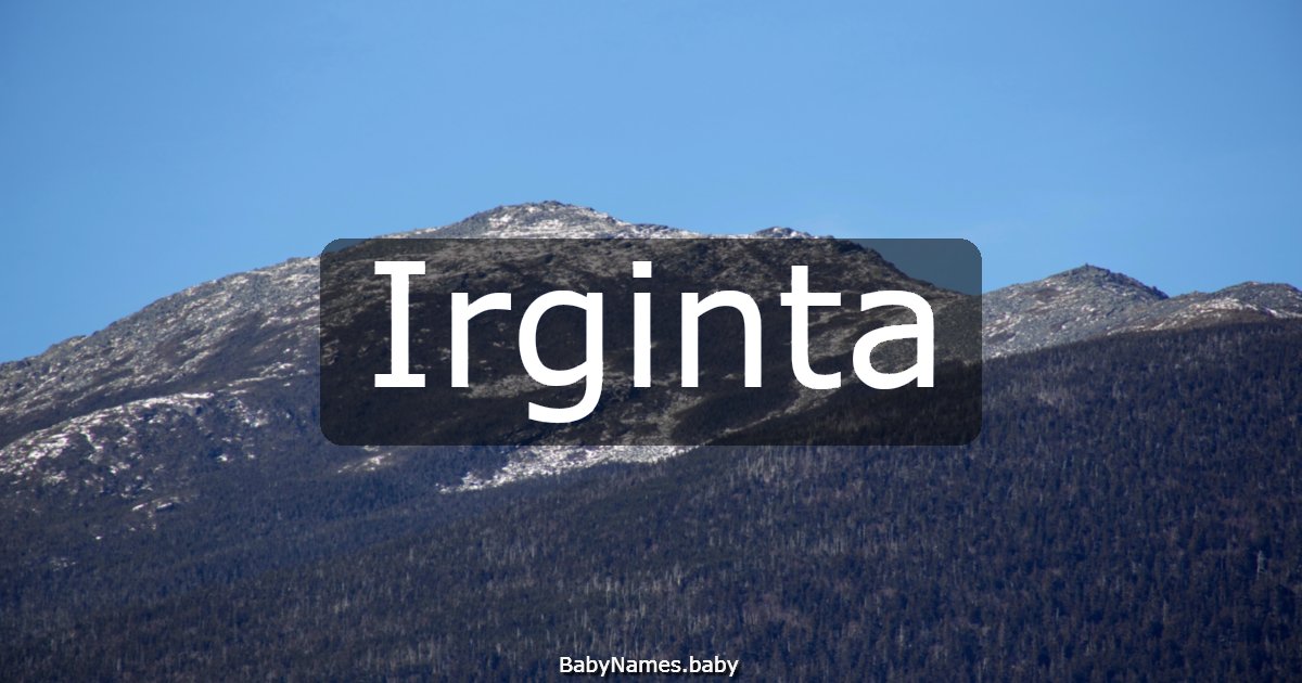 Irginta