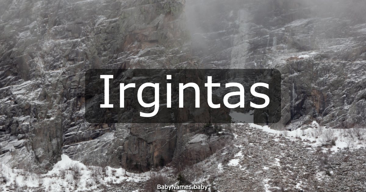 Irgintas