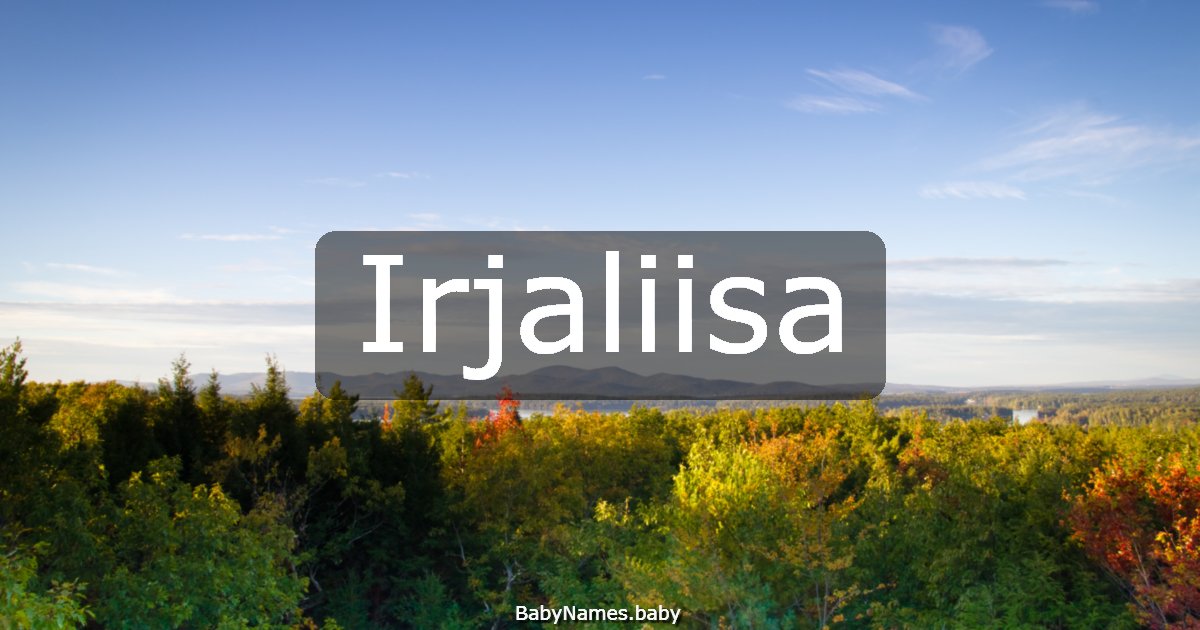 Irjaliisa