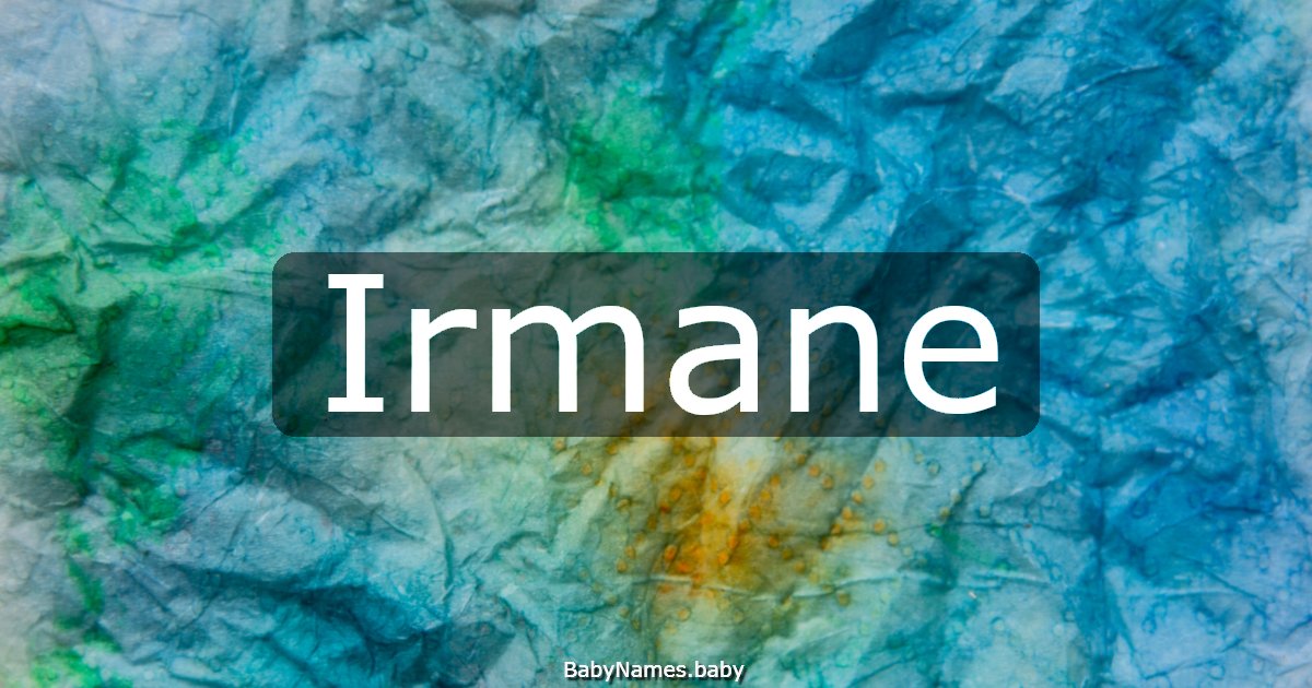 Irmane