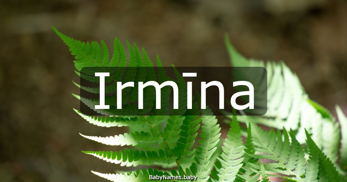 Irmīna