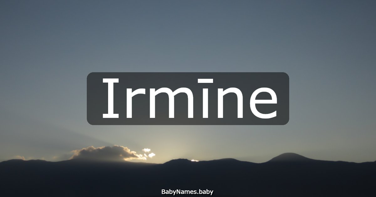 Irmīne