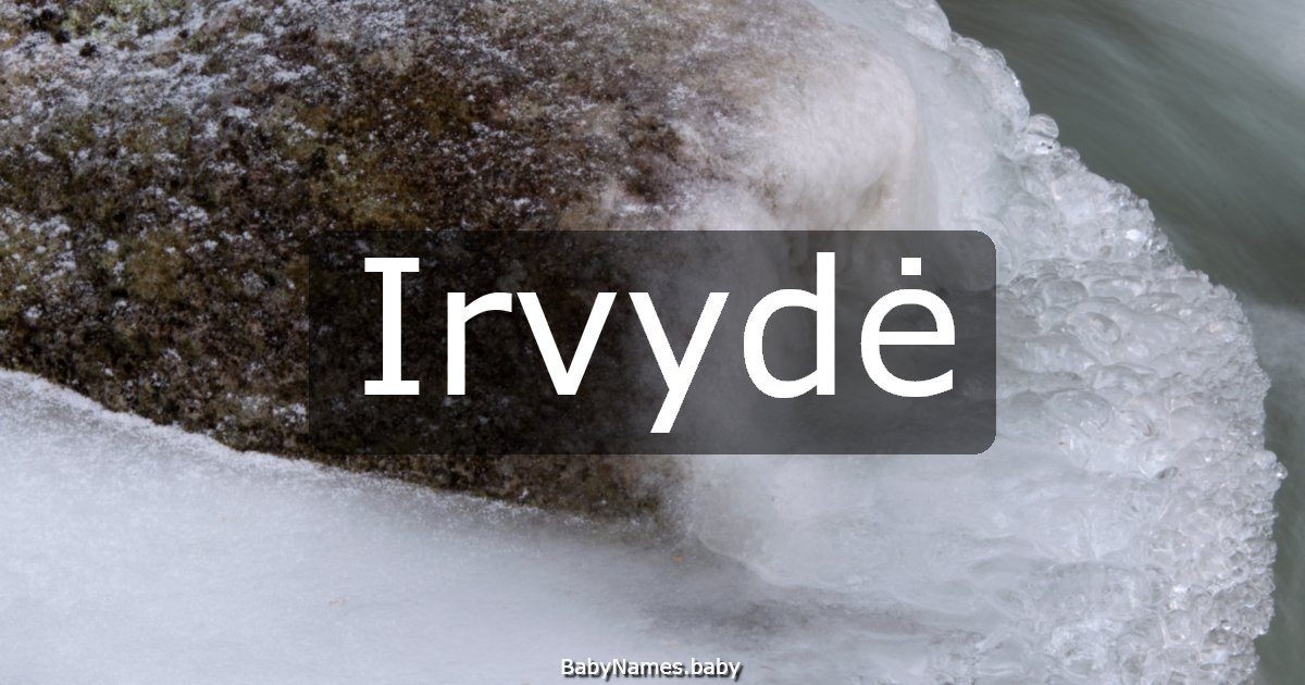 Irvydė