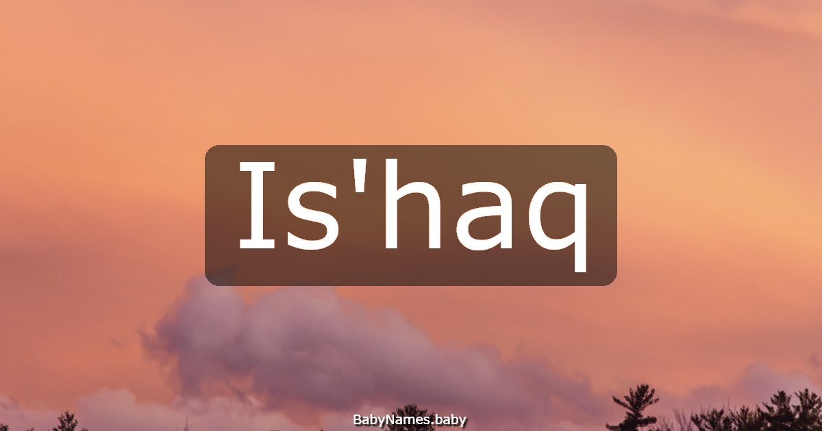 Is'haq