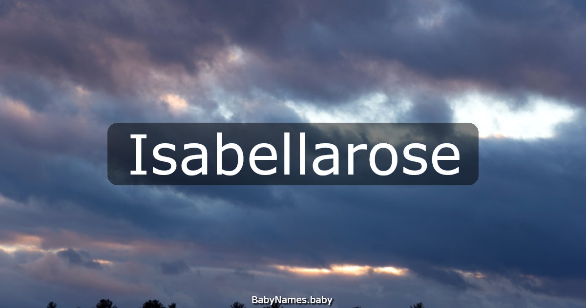 Isabellarose