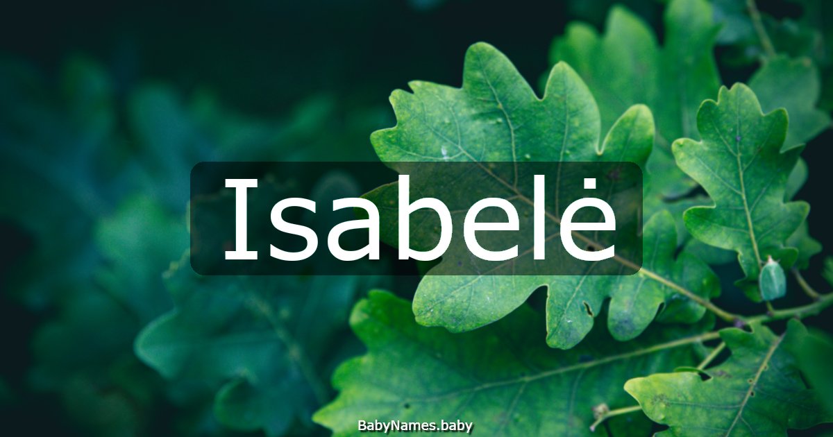Isabelė