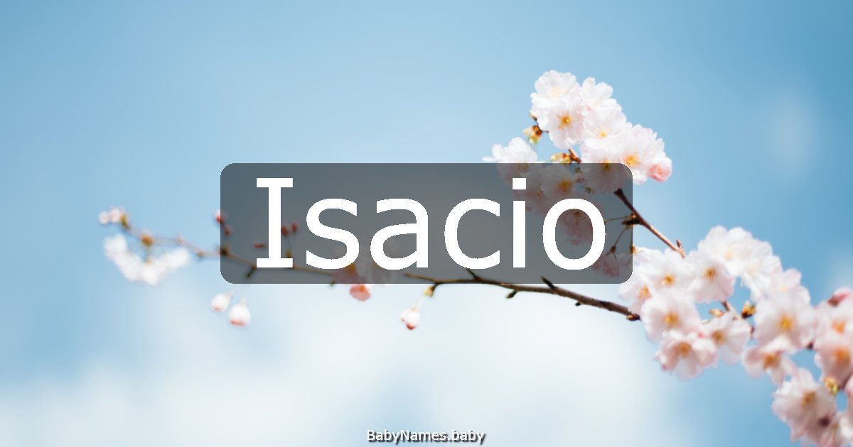 Isacio