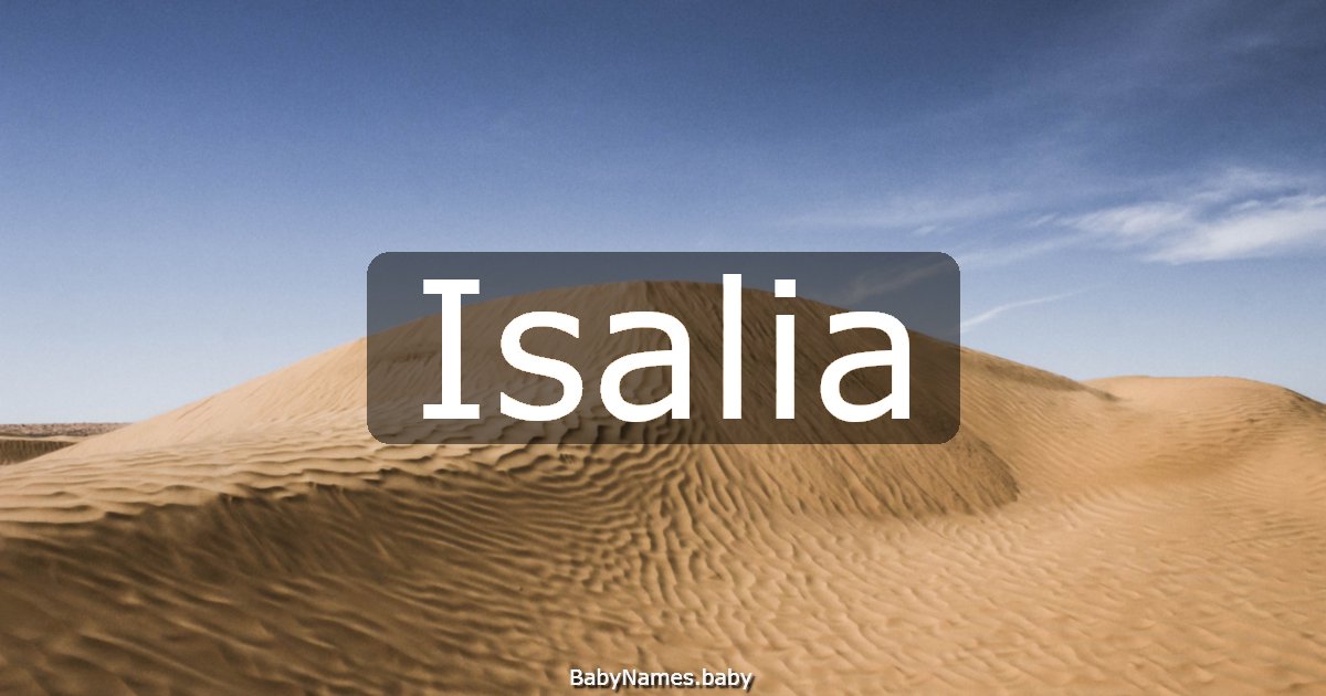 Isalia