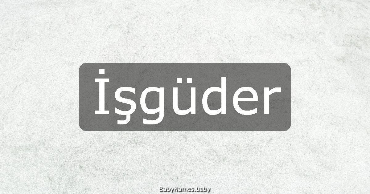 İşgüder
