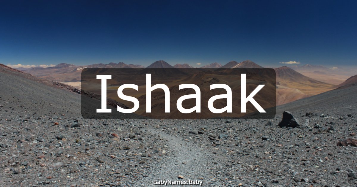 Ishaak