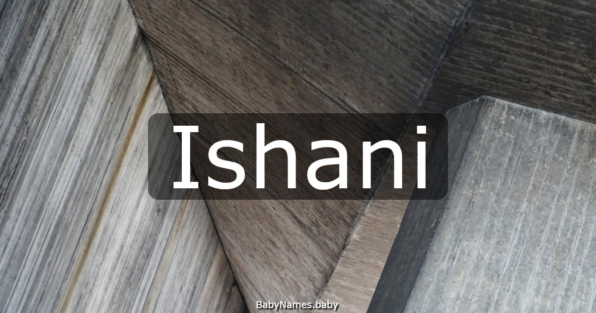 Ishani