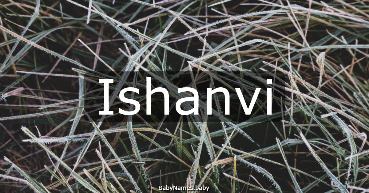 Ishanvi