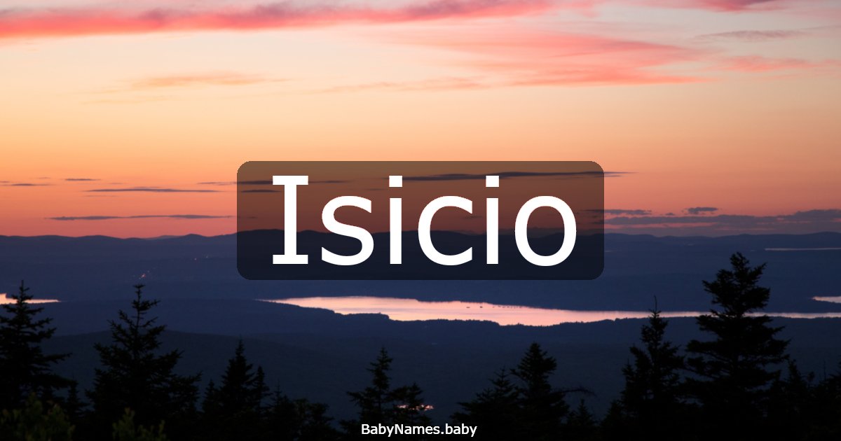 Isicio