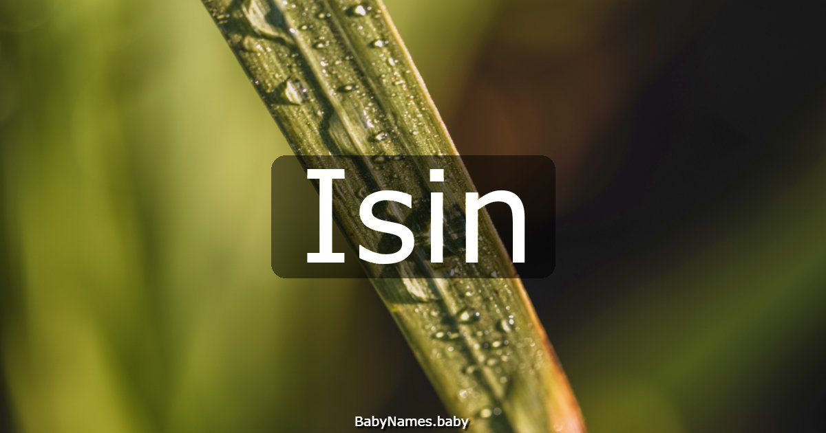 Isin