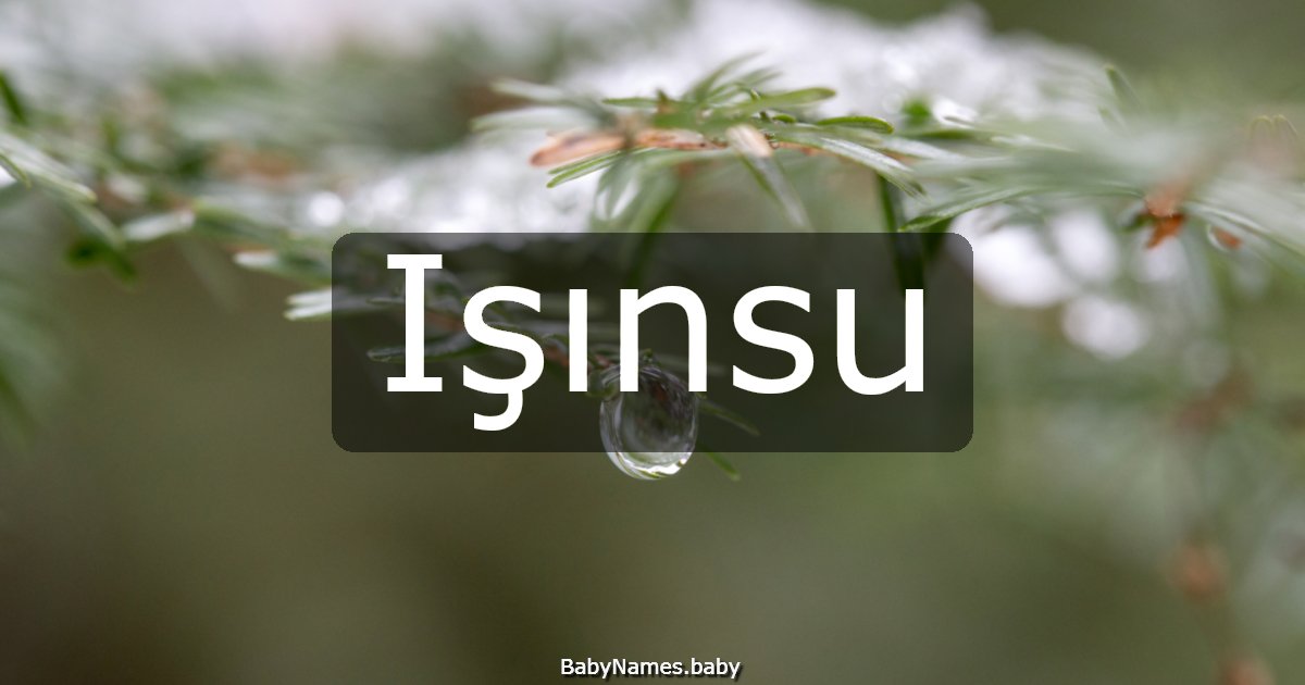 Işınsu