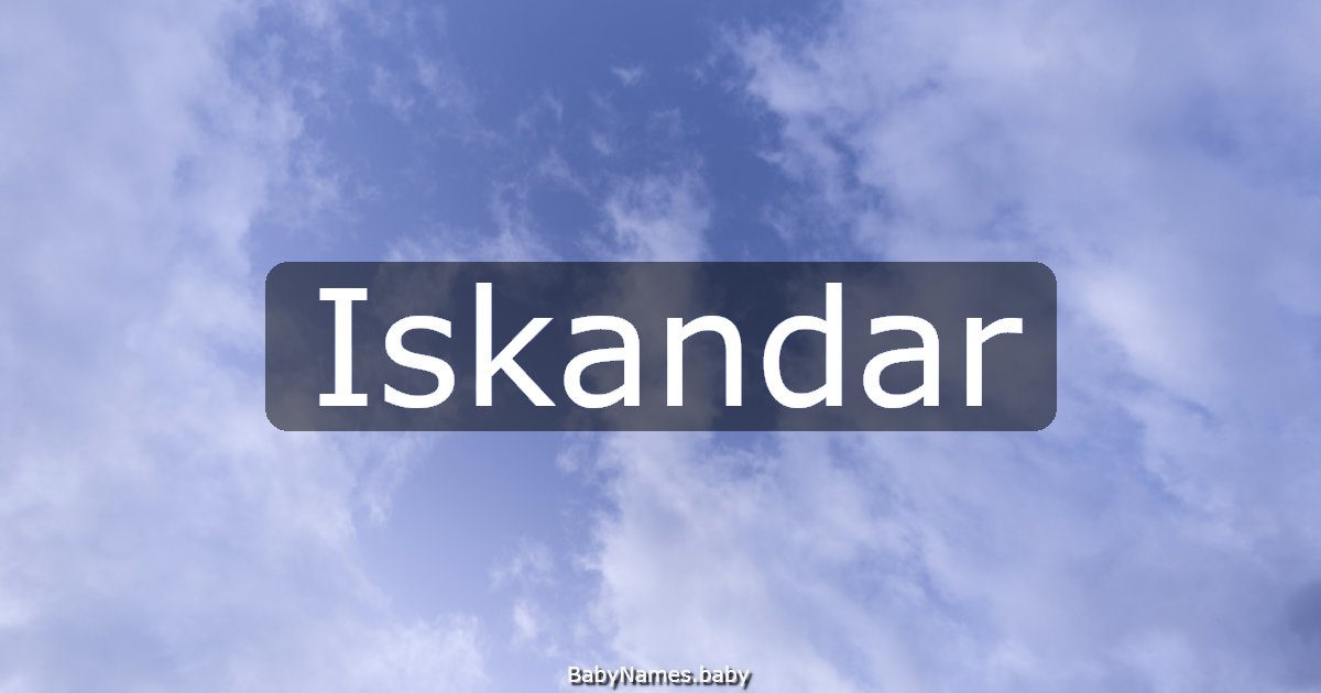 Iskandar