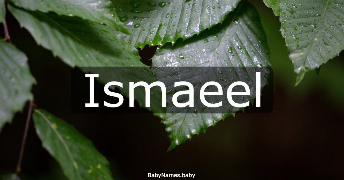 Ismaeel
