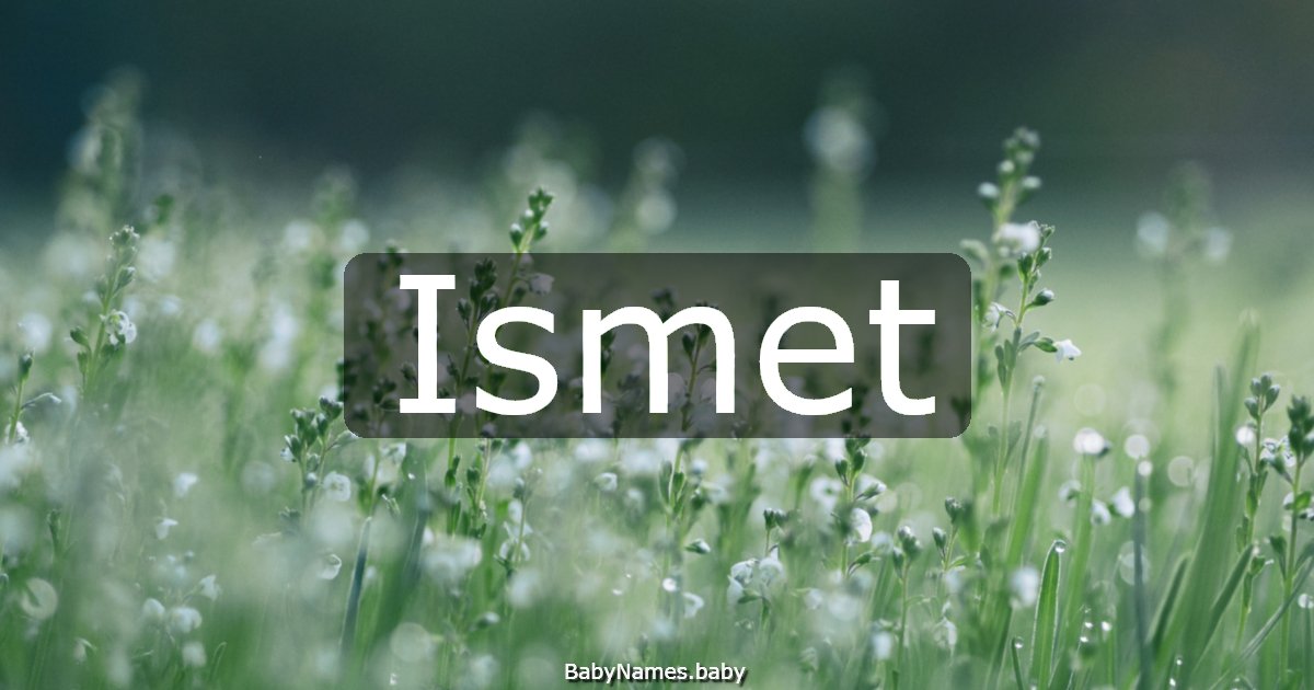 Ismet