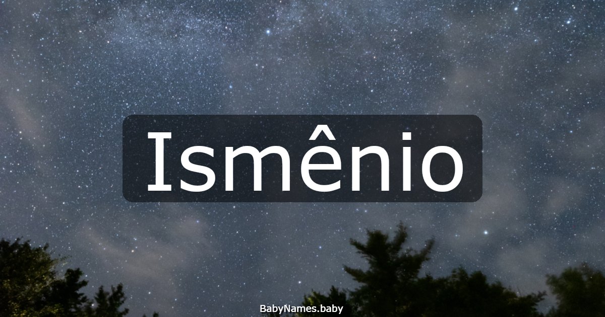 Ismênio