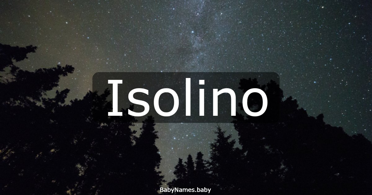 Isolino