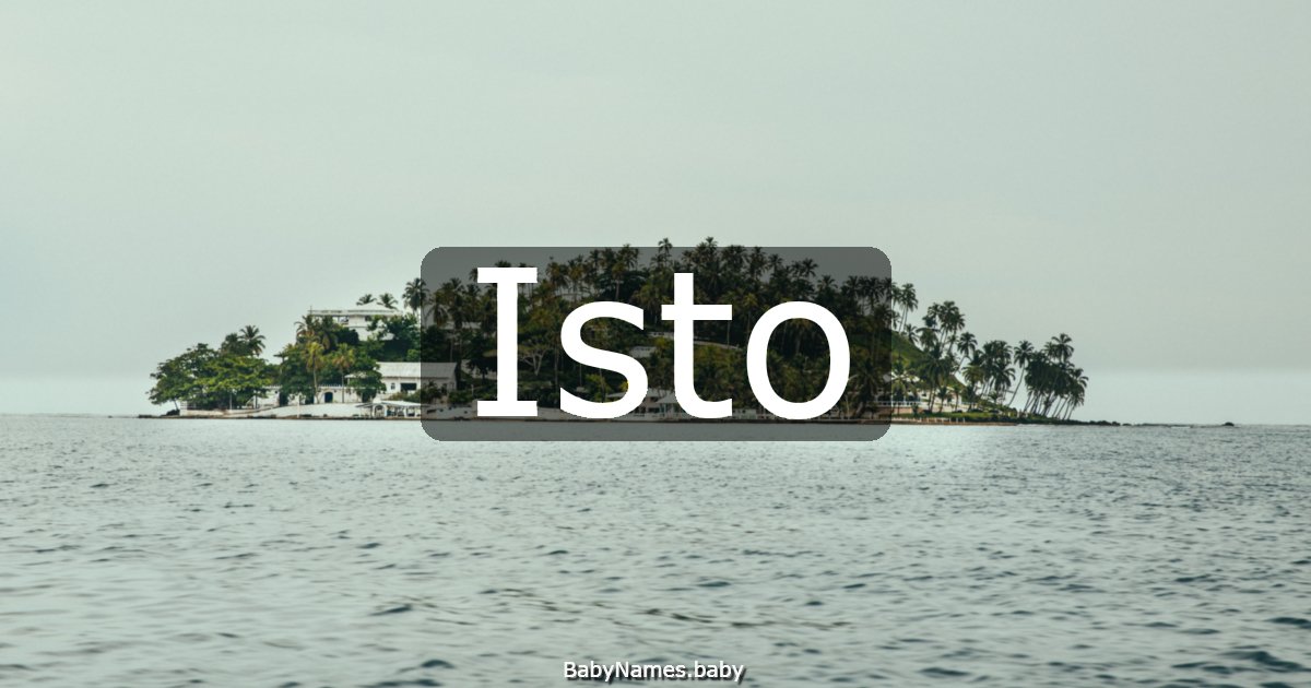 Isto