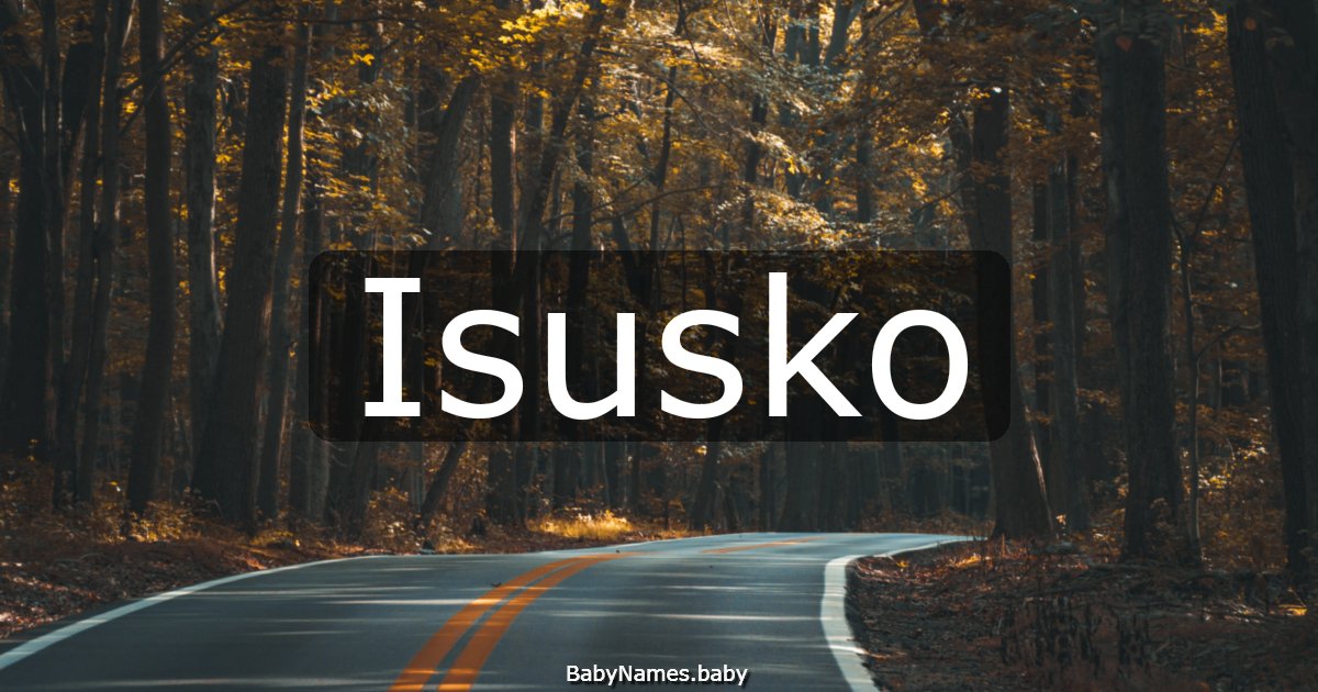 Isusko