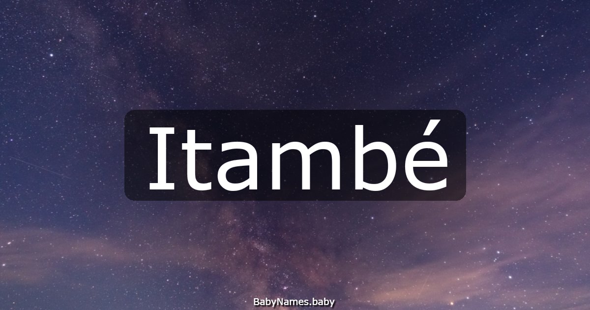 Itambé