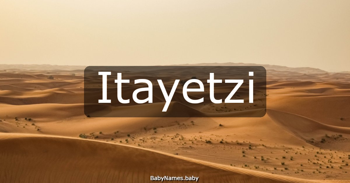 Itayetzi