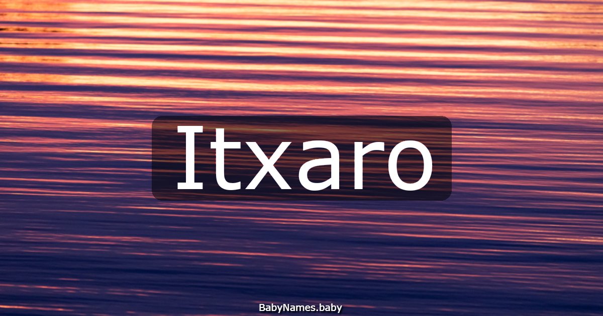 Itxaro