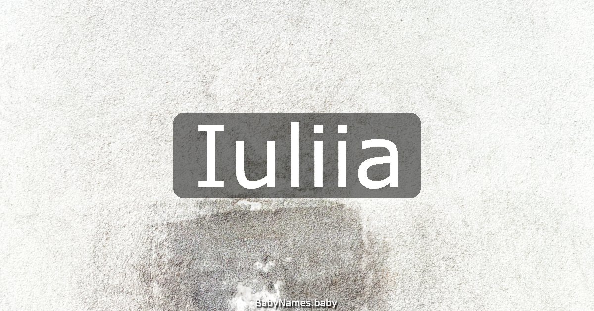 Iuliia