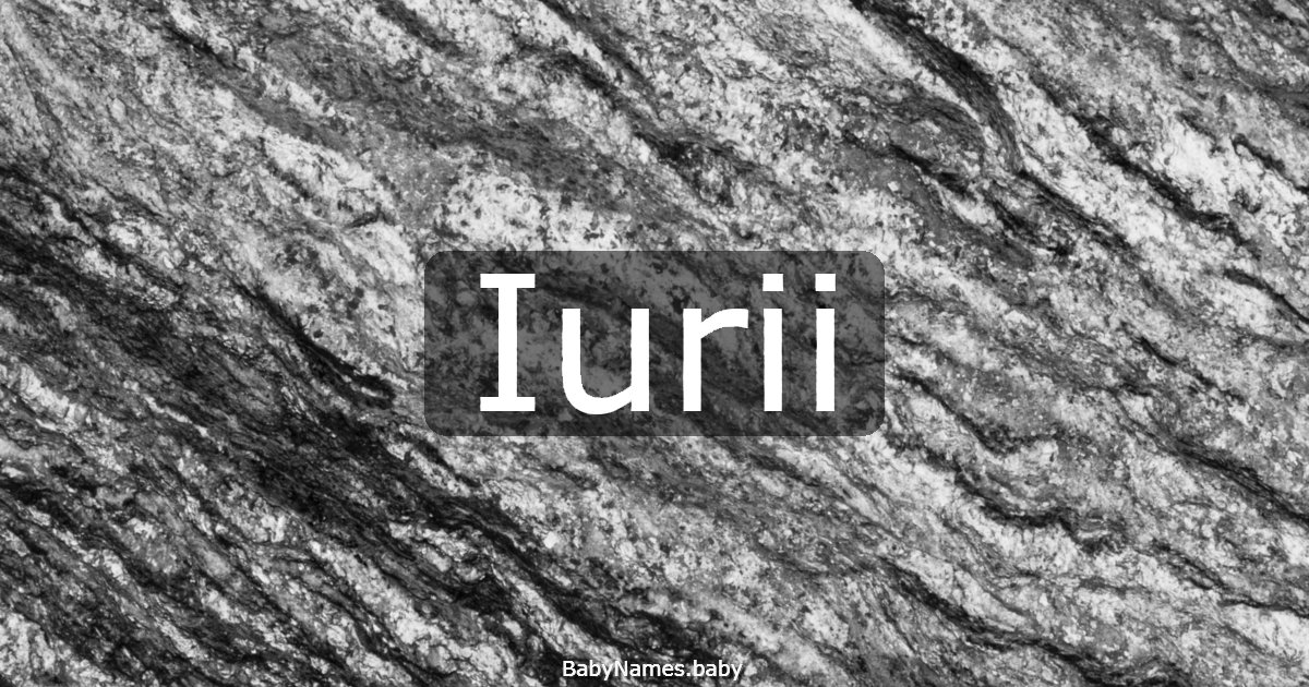 Iurii