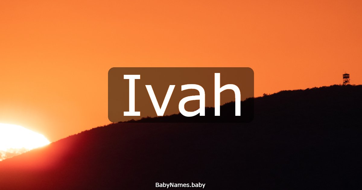 Ivah