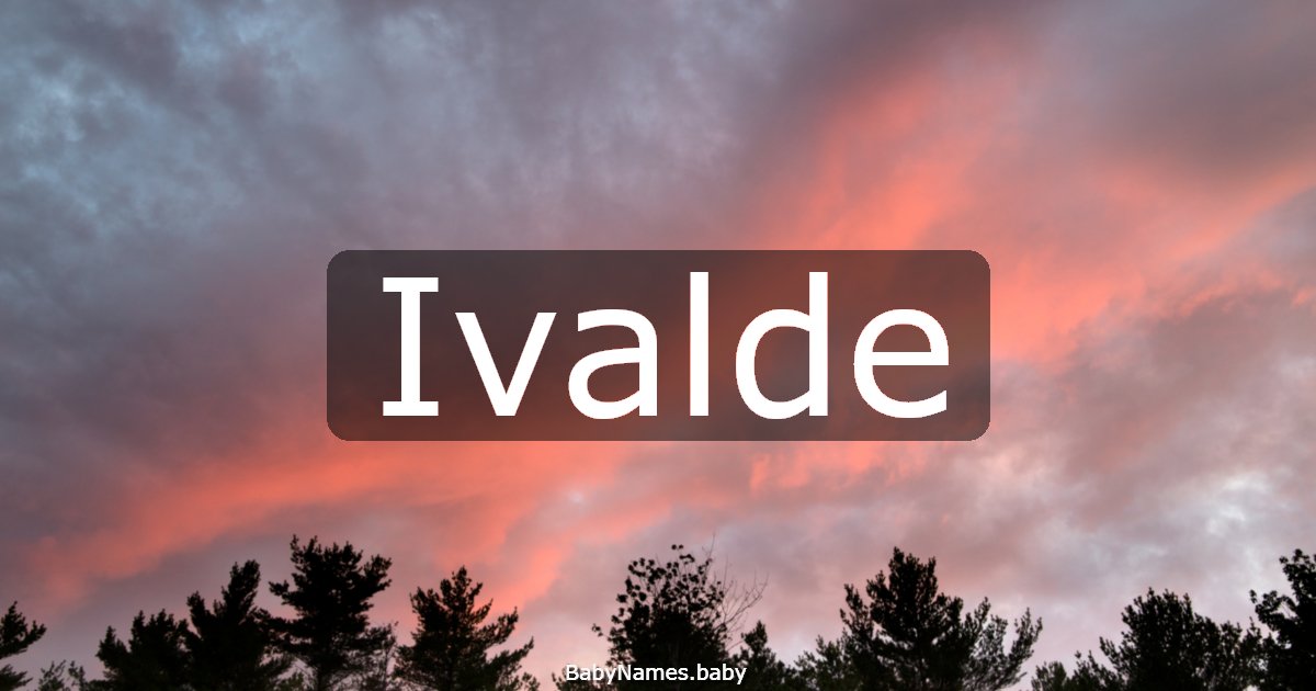 Ivalde
