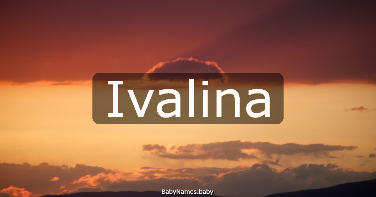 Ivalina