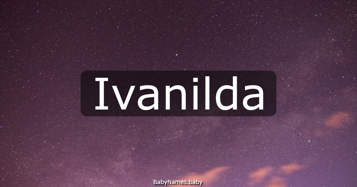 Ivanilda