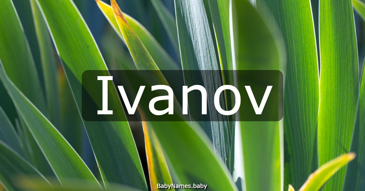 Ivanov