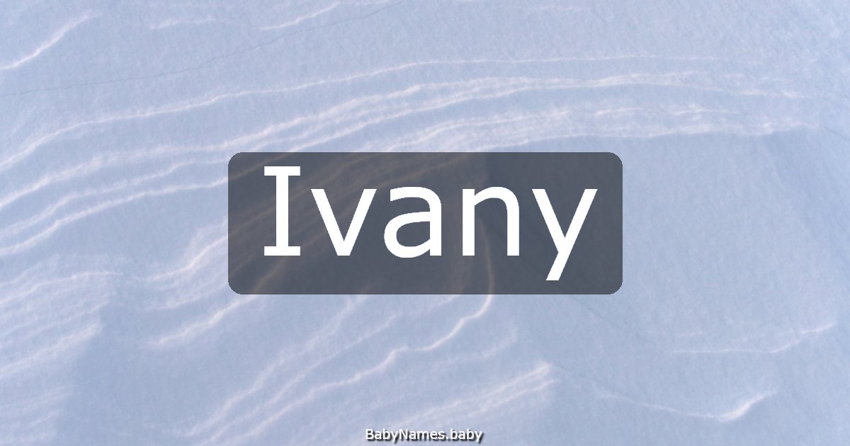 Ivany